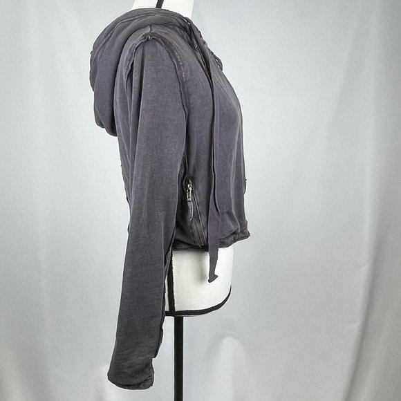 Free People You Asked For It Moto Hooded Jacket, Small - Picture 5 of 7